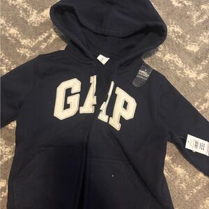 GAP Kids Dark Blue Hoodie with Logo